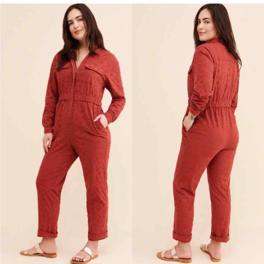 FREE PEOPLE Set The Tone Coveralls - Picture 1 of 16